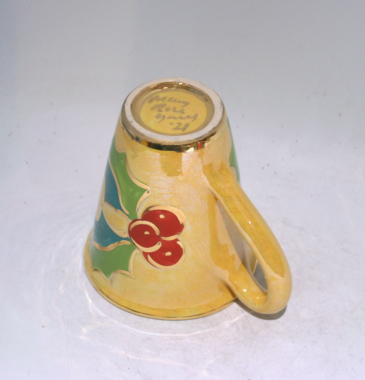 New Shape Large Mug in Holly Yellow